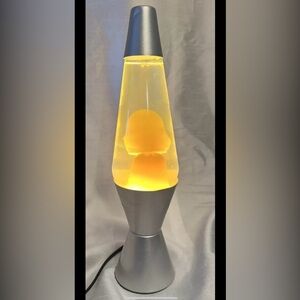 Lava Lamp The Original 14.5" Lava Lamp - Yellow Needs New Bulb.  Works Great!